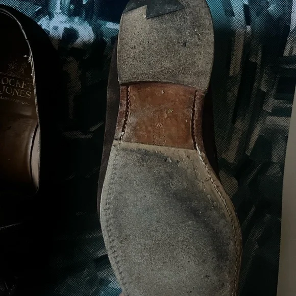 Crockett & Jones Brown Suede Tassel Loafers 9.5D - Picture 8 of 12